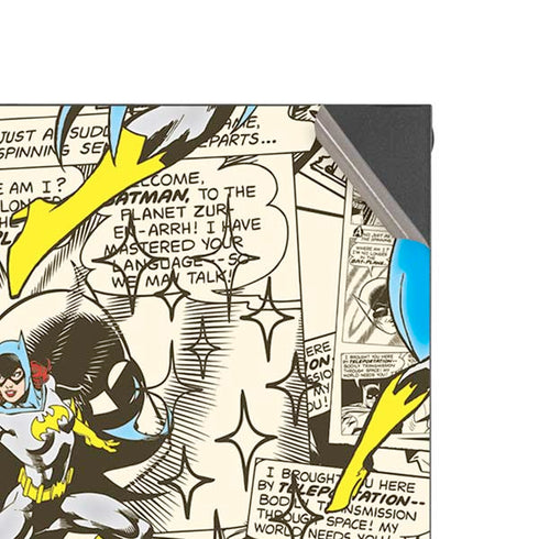 DC Comics Batman Batgirl Vintage Action pose pattern XBox Series X Digital Edition Console Skin